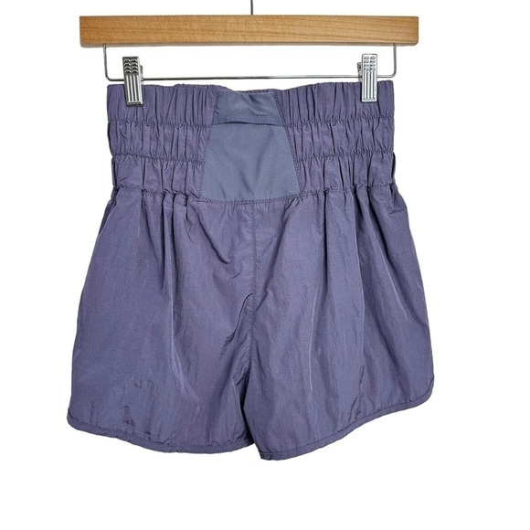 Free People Movement Womens The Way Home High Rise Shorts Sz Small Deep Sea - Picture 4 of 11